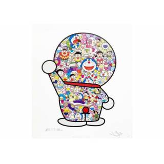 Takashi Murakami Doraemon “Time with Friends” Art Print
