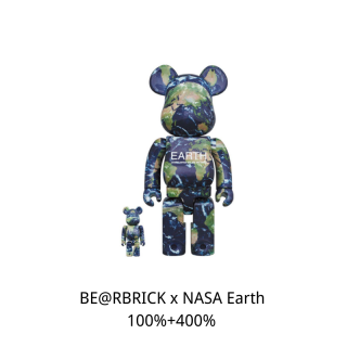 BE@RBRICK x NASA Earth 100%+400% set
