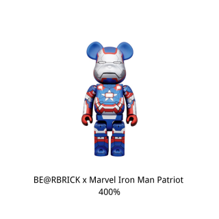 BE@RBRICK x Marvel Iron Man Patriot 400%