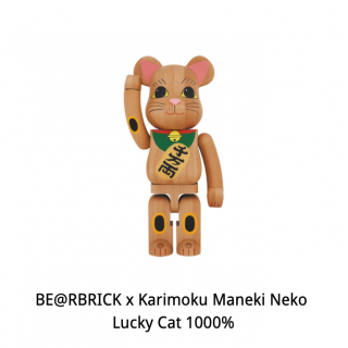 BE@RBRICK x Karimoku Maneki Neko 1000% bearbrick fortune cat lucky cat